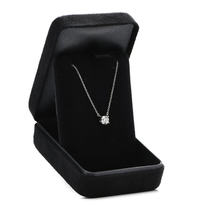 Tiffany Platinum Diamond .61ct Solitaire Pendant Necklace 6 of 6