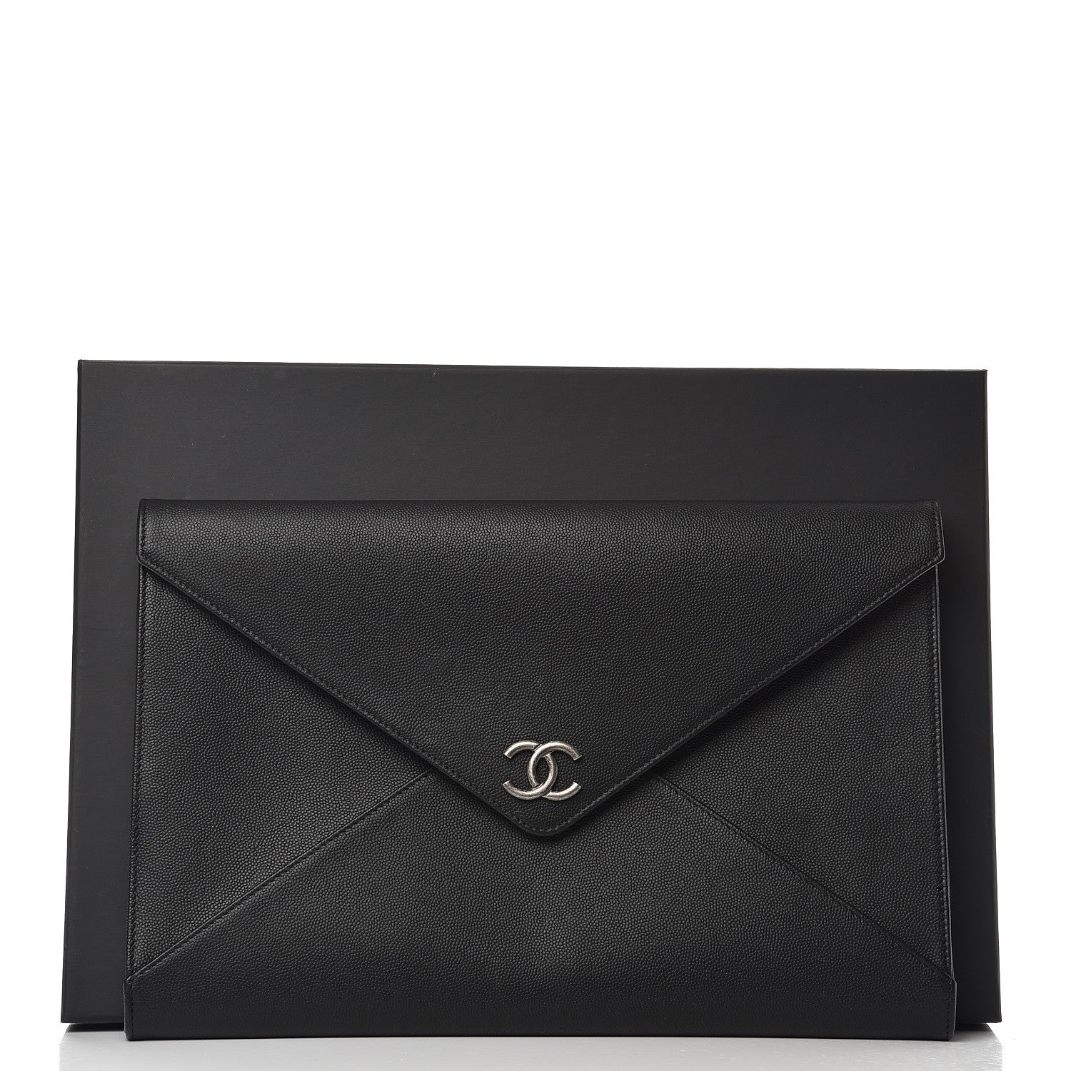 Chanel Caviar Envelope Clutch Black 8 of 8
