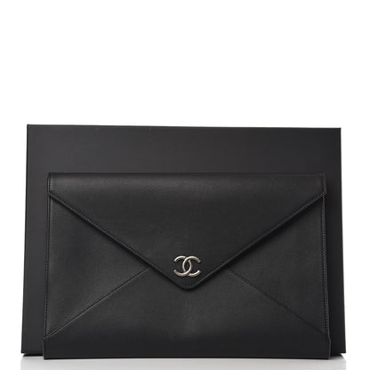 Chanel Caviar Envelope Clutch Black 8 of 8