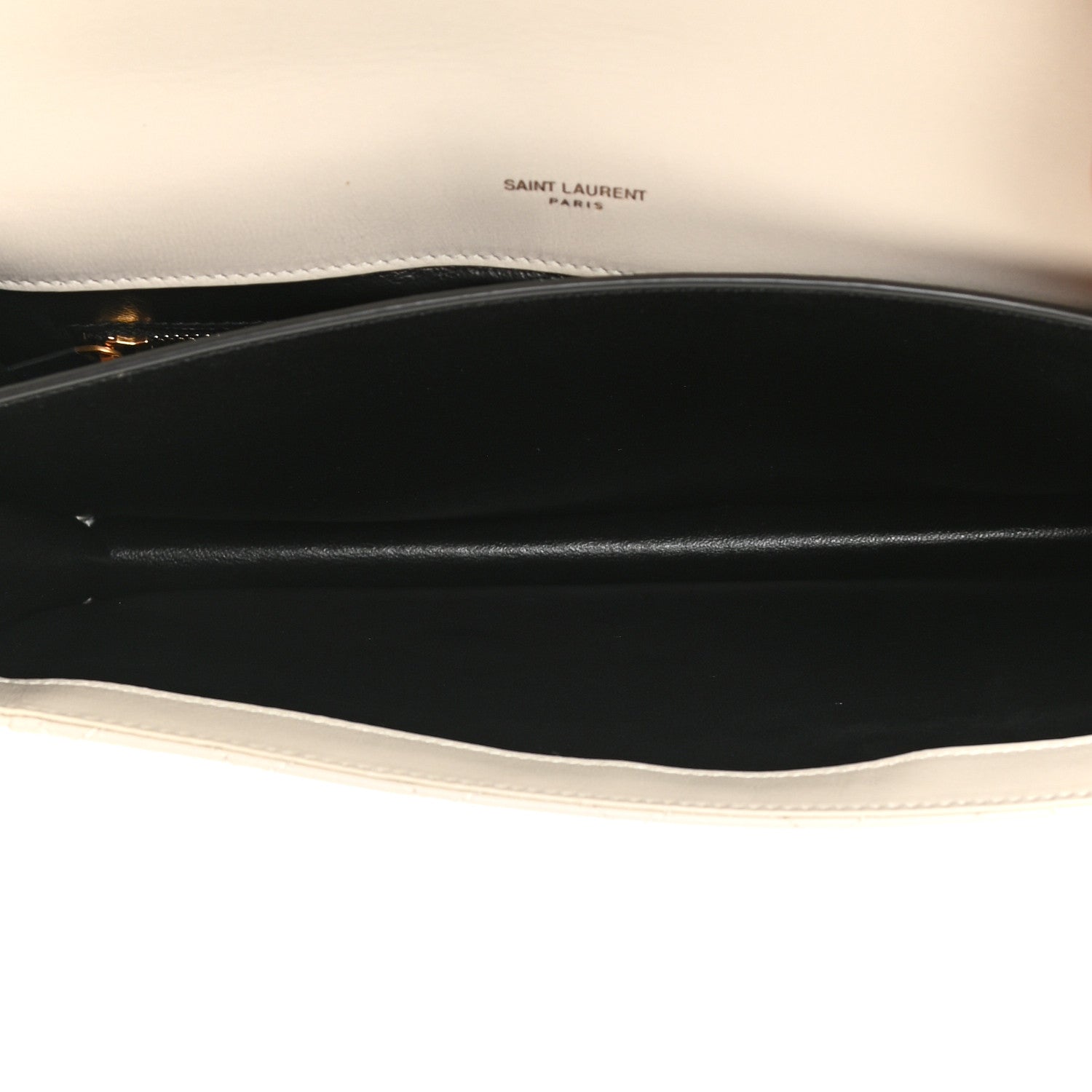 Saint Laurent Lambskin Quilted Mini Gaby Satchel Blanc Vintage 6 of 21