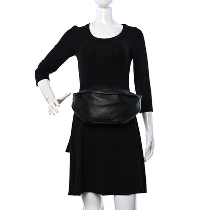Louis Vuitton Calfskin Monogram Shadow Discovery Bumbag Black 2 of 8