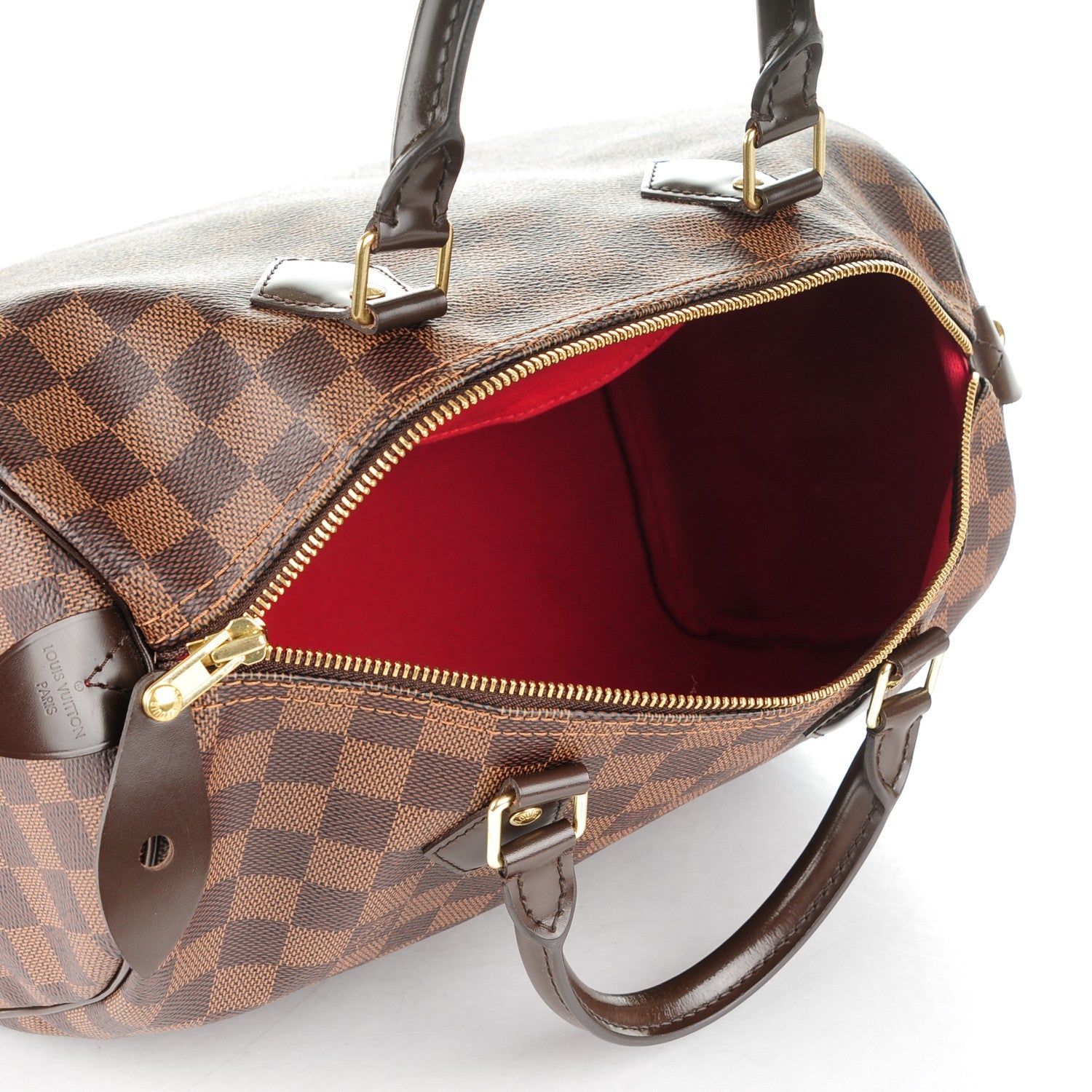 Louis Vuitton Damier Ebene Speedy 30 6 of 9