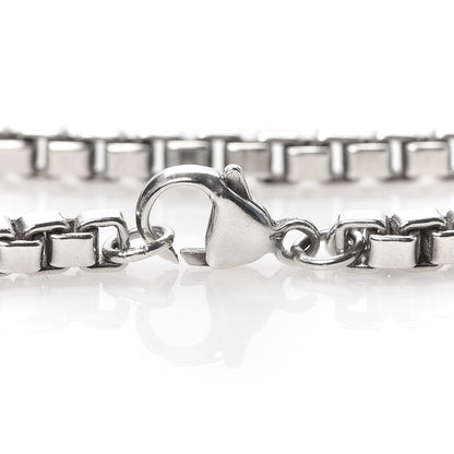 Tiffany Sterling Silver 4mm Venetian Link Bracelet 4 of 6