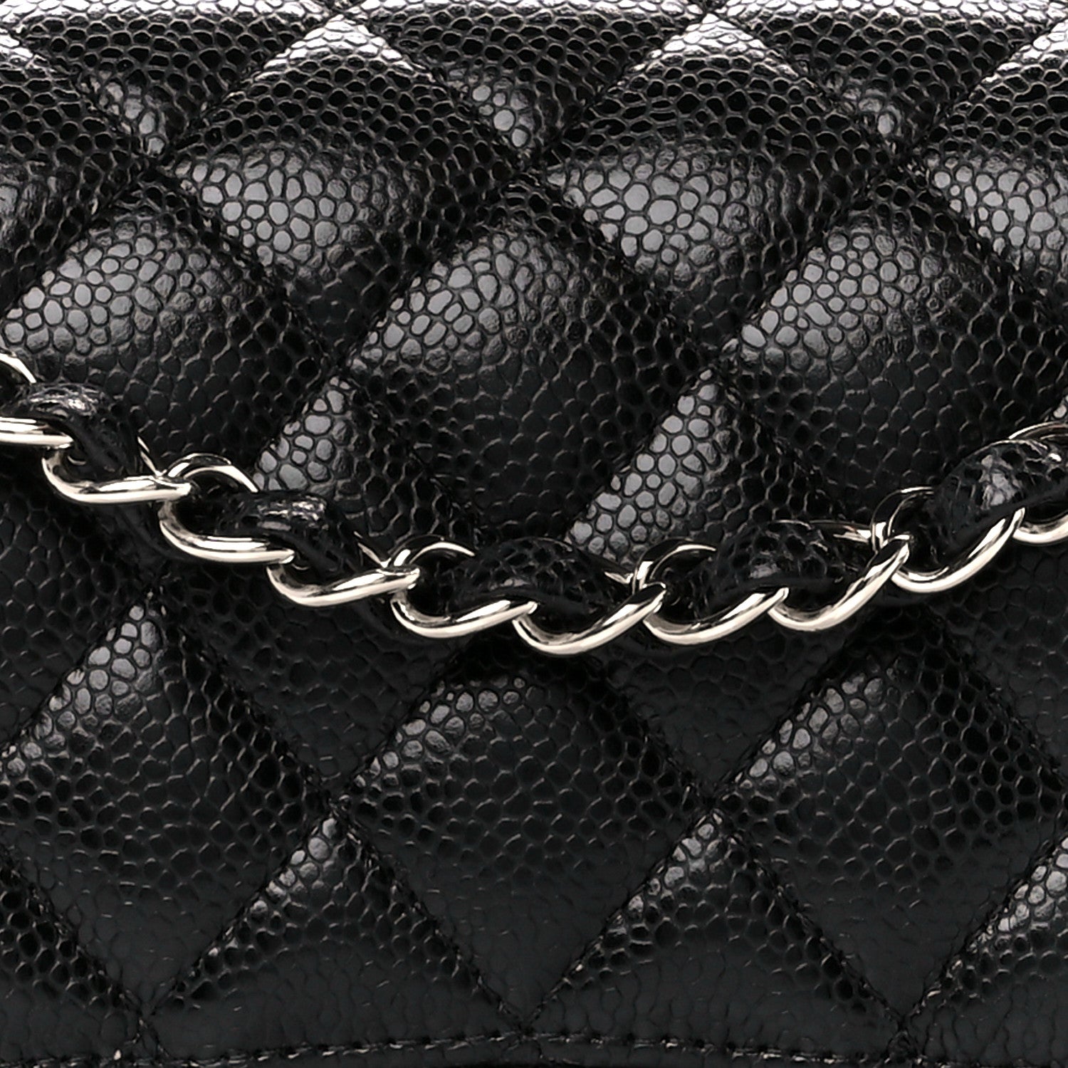 Chanel Caviar Quilted Medium Double Flap Black 9 of 11