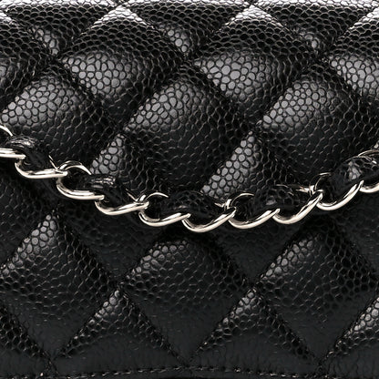 Chanel Caviar Quilted Medium Double Flap Black 9 of 11