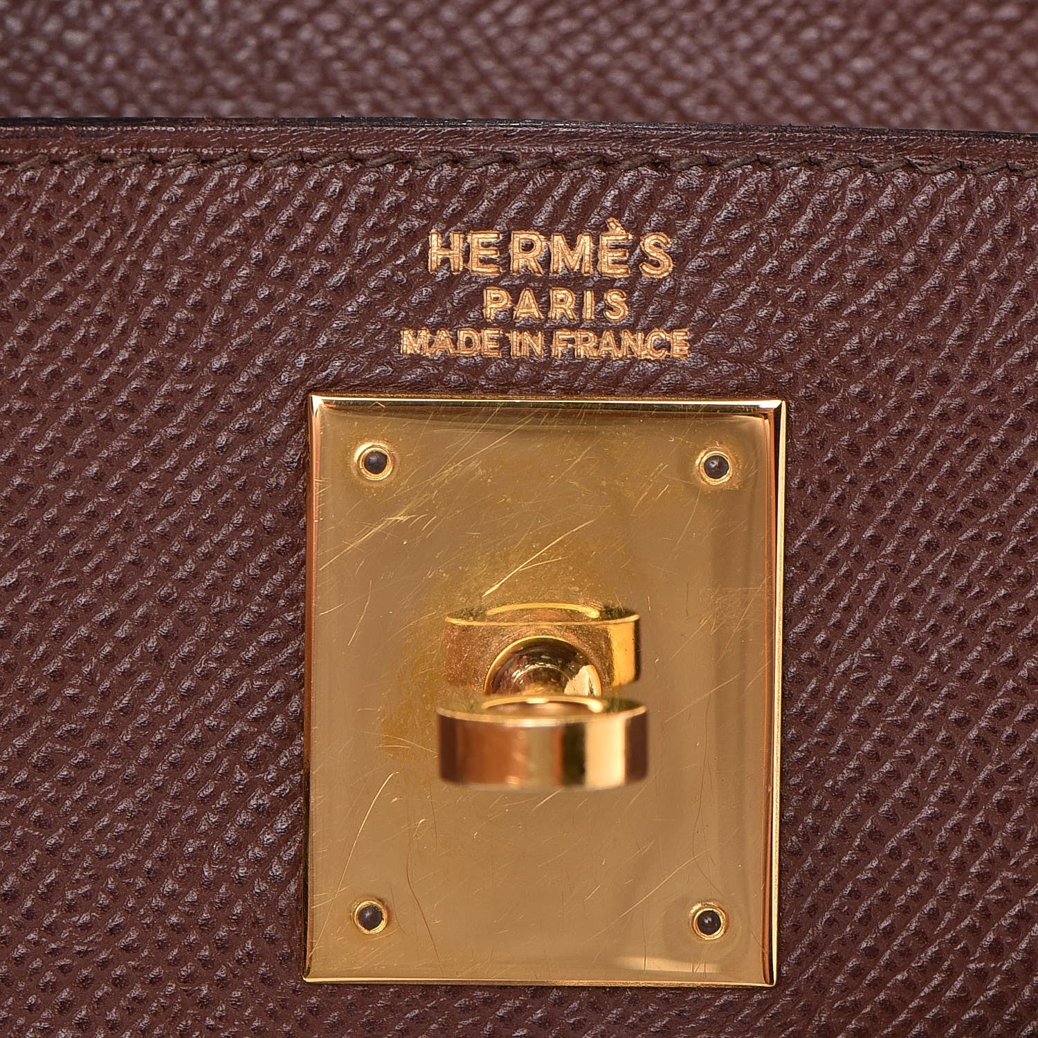 Hermes Courchevel Retourne Kelly 32 Chocolate 15 of 37