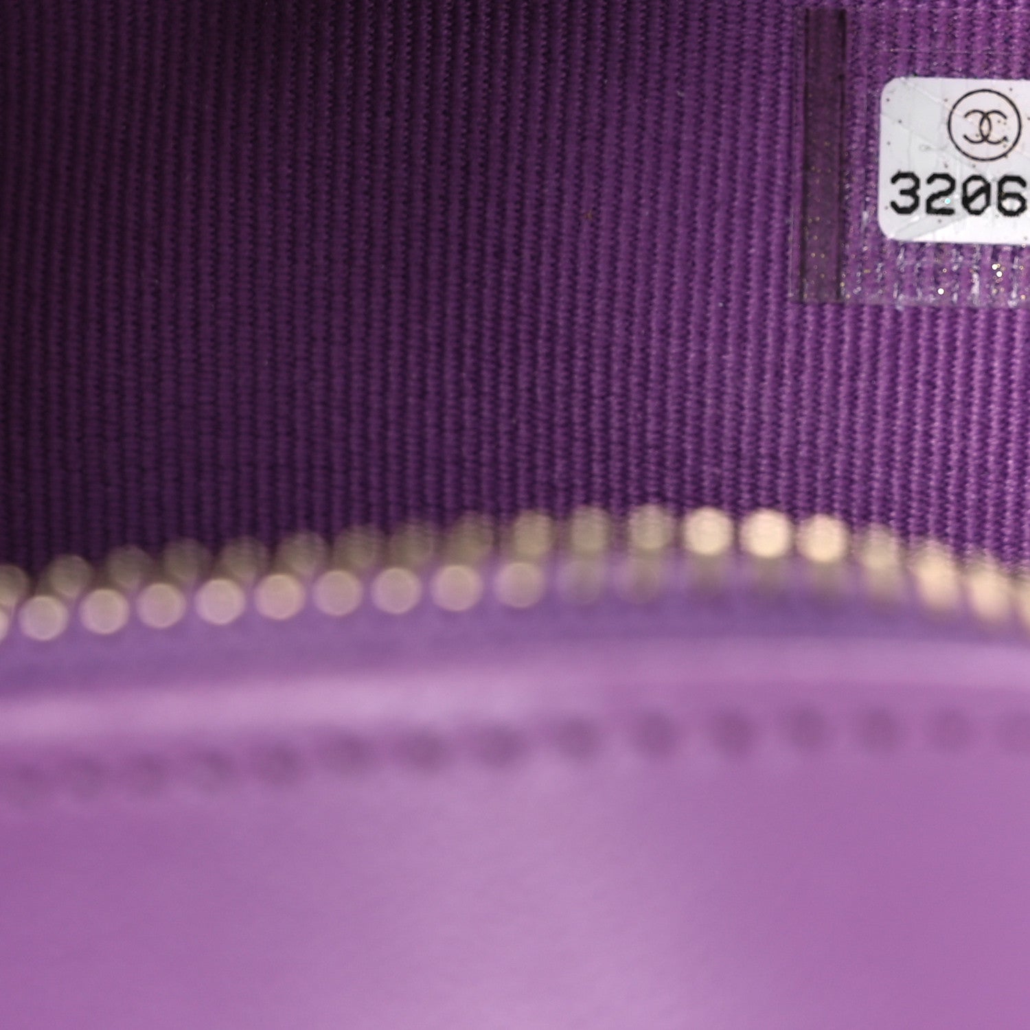 Chanel Lambskin Quilted CC In Love Heart Clutch With Chain Purple 7 of 10
