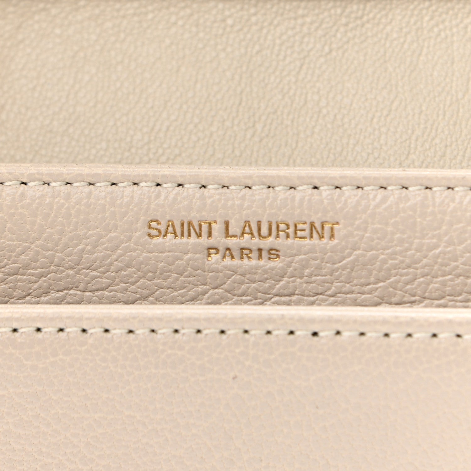 Saint Laurent Lambskin Quilted Mini Becky Chain Bag Crema Soft 6 of 12