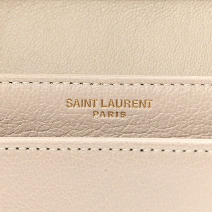 Saint Laurent Lambskin Quilted Mini Becky Chain Bag Crema Soft 6 of 12