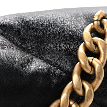 Chanel Lambskin Quilted Medium Chanel 19 Flap Black 9 of 11