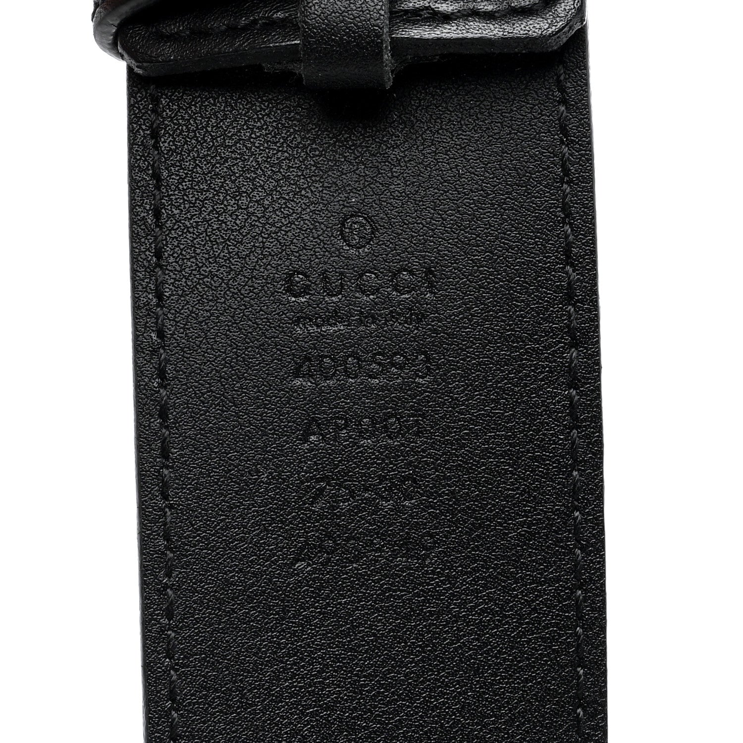 Gucci Calfskin Double G 40mm Belt 75 30 Black 3 of 4
