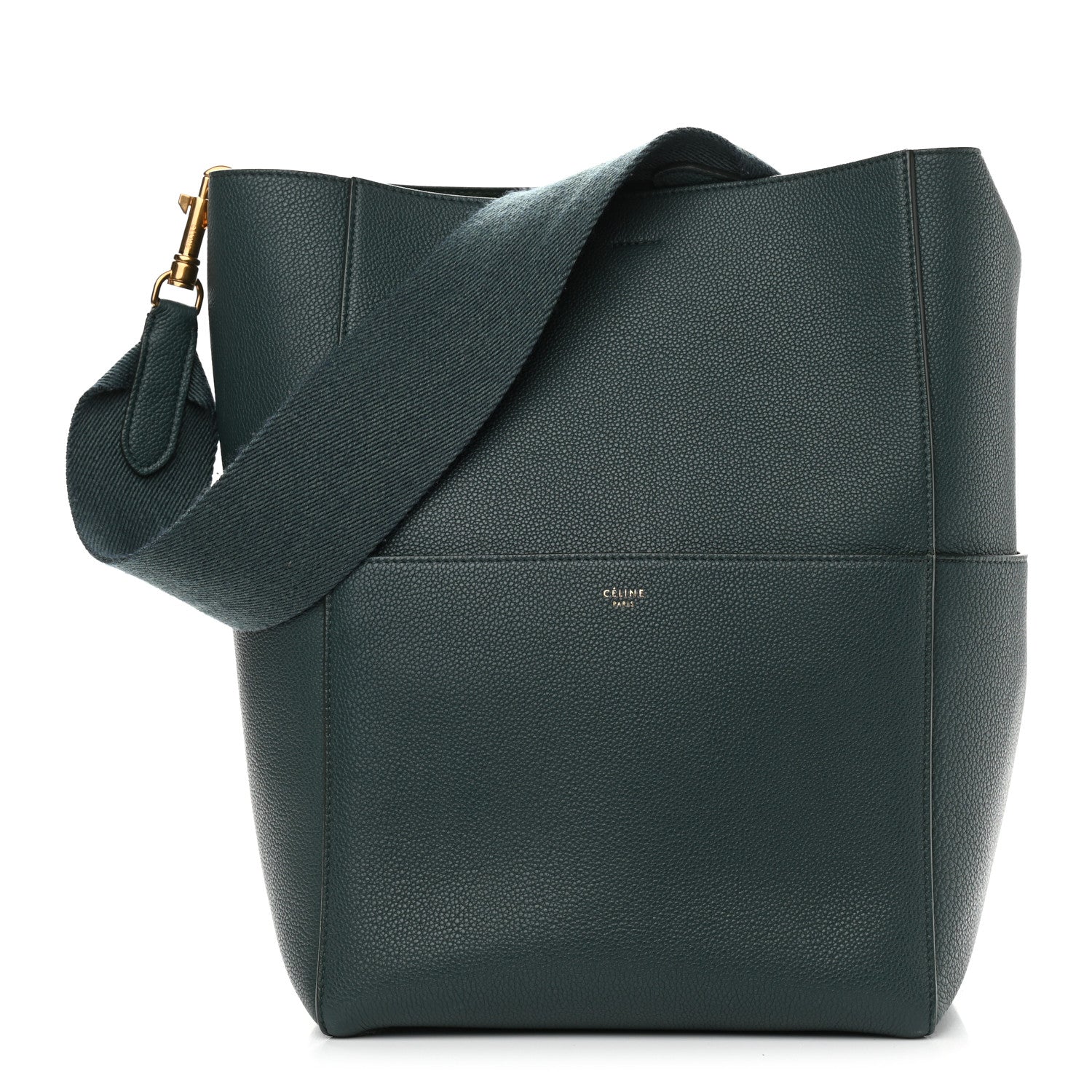 Celine Soft Grained Calfskin Sangle Bucket Bag Amazone 1 of 10