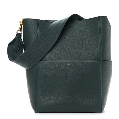 Celine Soft Grained Calfskin Sangle Bucket Bag Amazone 1 of 10