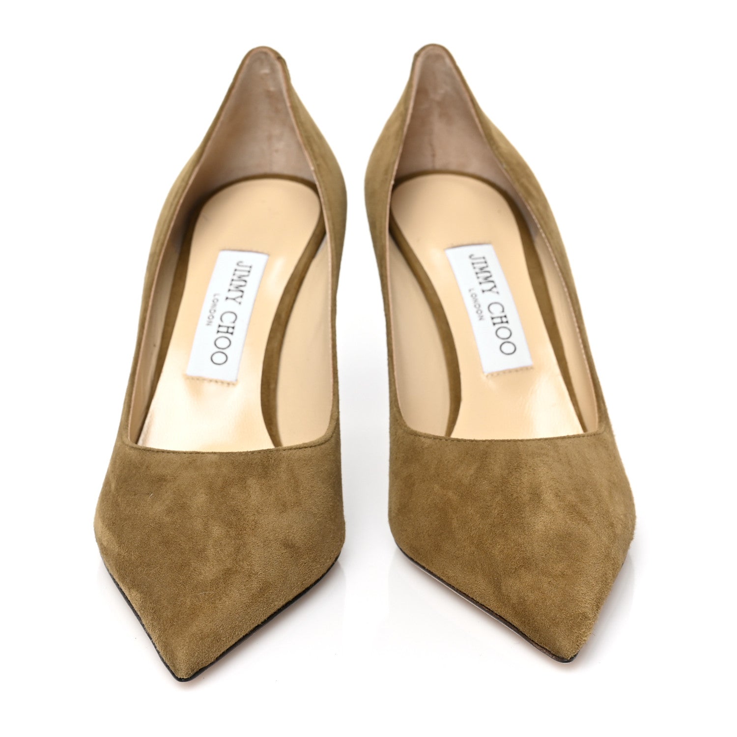 Jimmy Choo Suede Love 85 Pumps 38.5 Caper Green 2 of 7