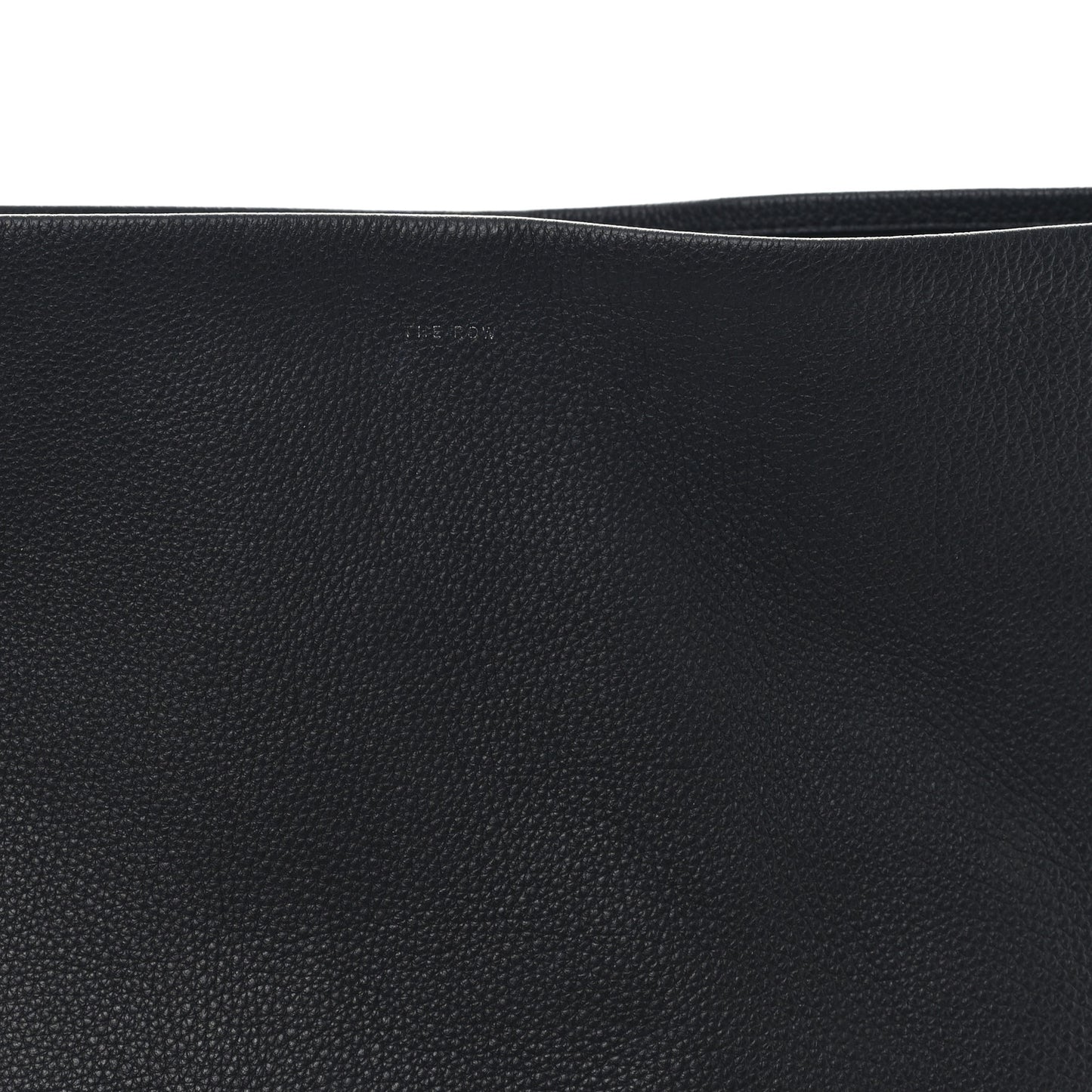 Grained Calfskin Large N/S Park Tote Black