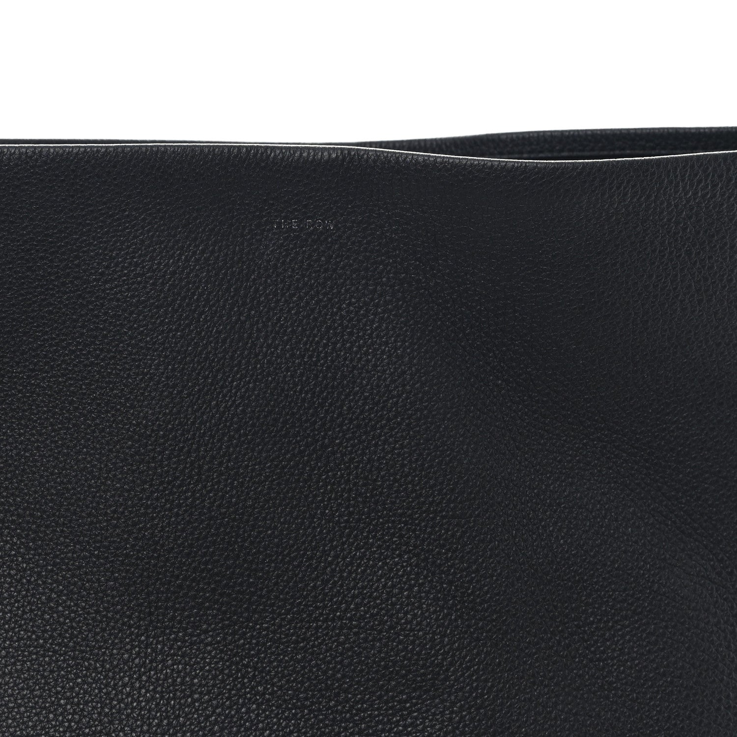 The Row Grained Calfskin Large N/S Park Tote Black 6 of 10