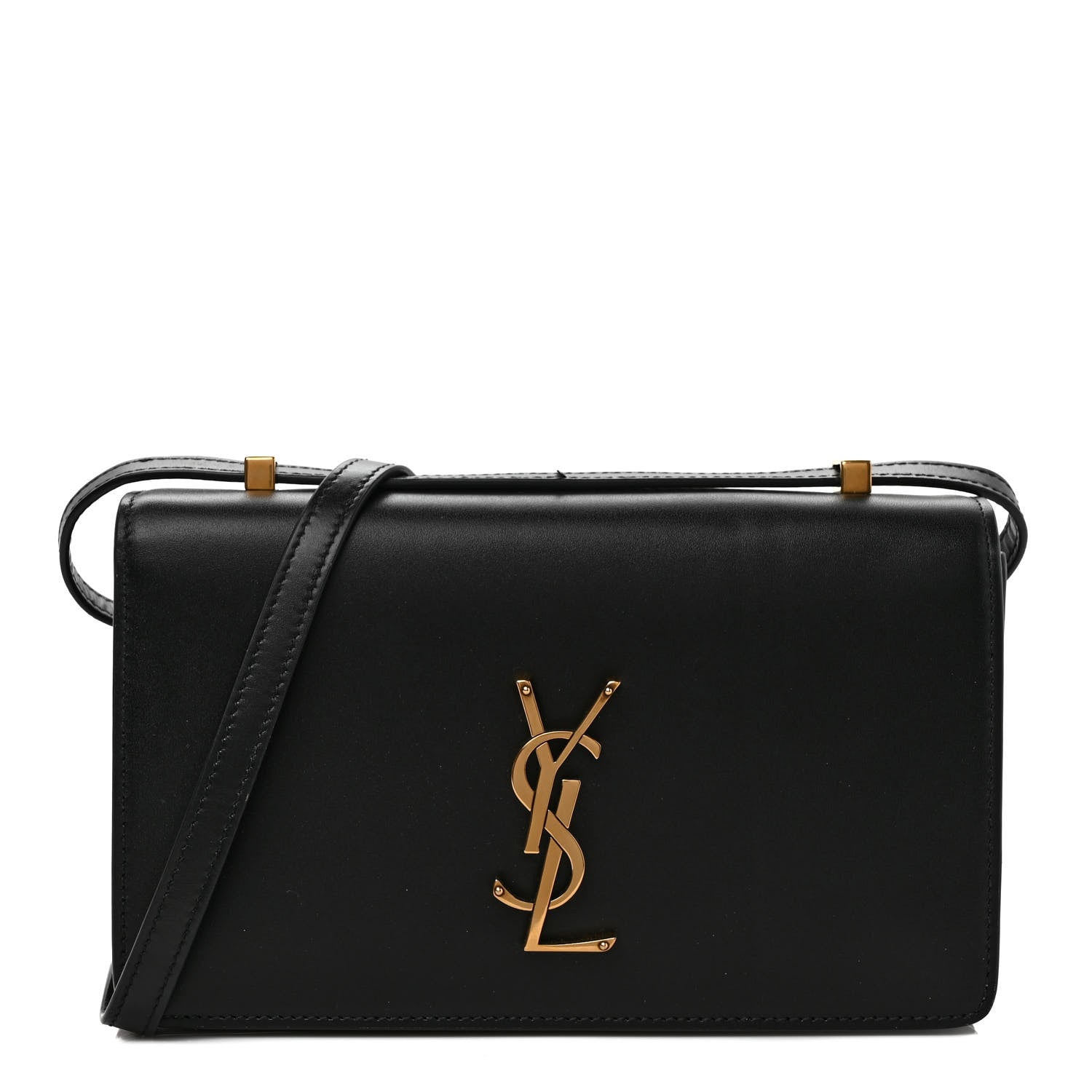 Saint Laurent Calfskin Monogram Small Dylan Shoulder Bag Black 1 of 8