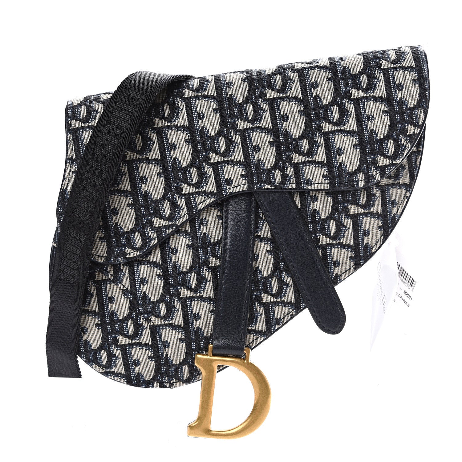Christian Dior Oblique Saddle Belt Bag Blue 1 of 10