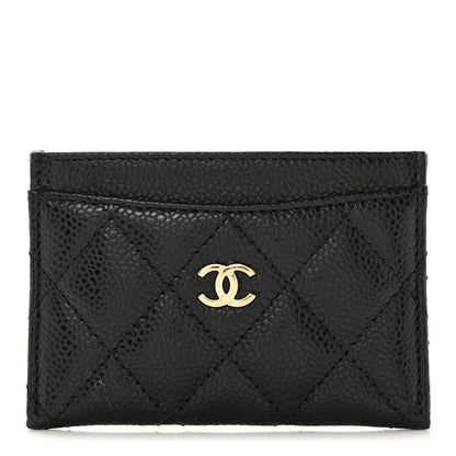 Chanel Caviar Quilted Card Holder Black 1 of 8