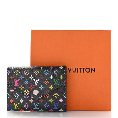 Louis Vuitton LV X TM Monogram Multicolor Victorine Wallet Black 7 of 7