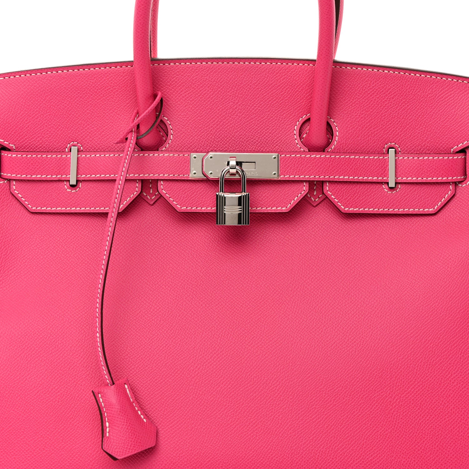 Hermes Epsom Candy Birkin 35 Rose Tyrien Rubis 8 of 14