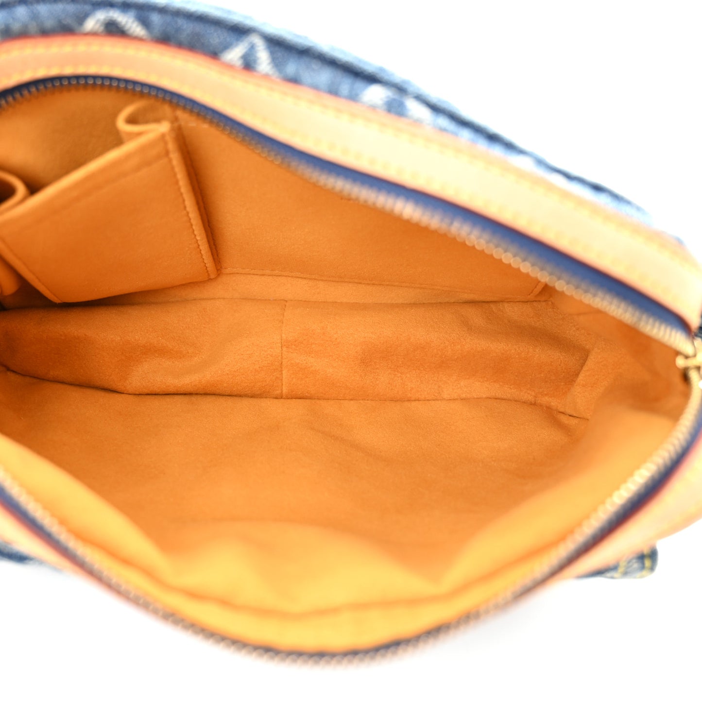 LOUIS VUITTON Monogram Denim Bum Bag Blue