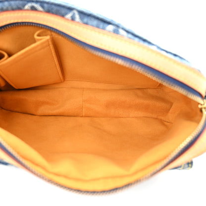 Louis Vuitton LOUIS VUITTON Monogram Denim Bum Bag Blue 5 of 9