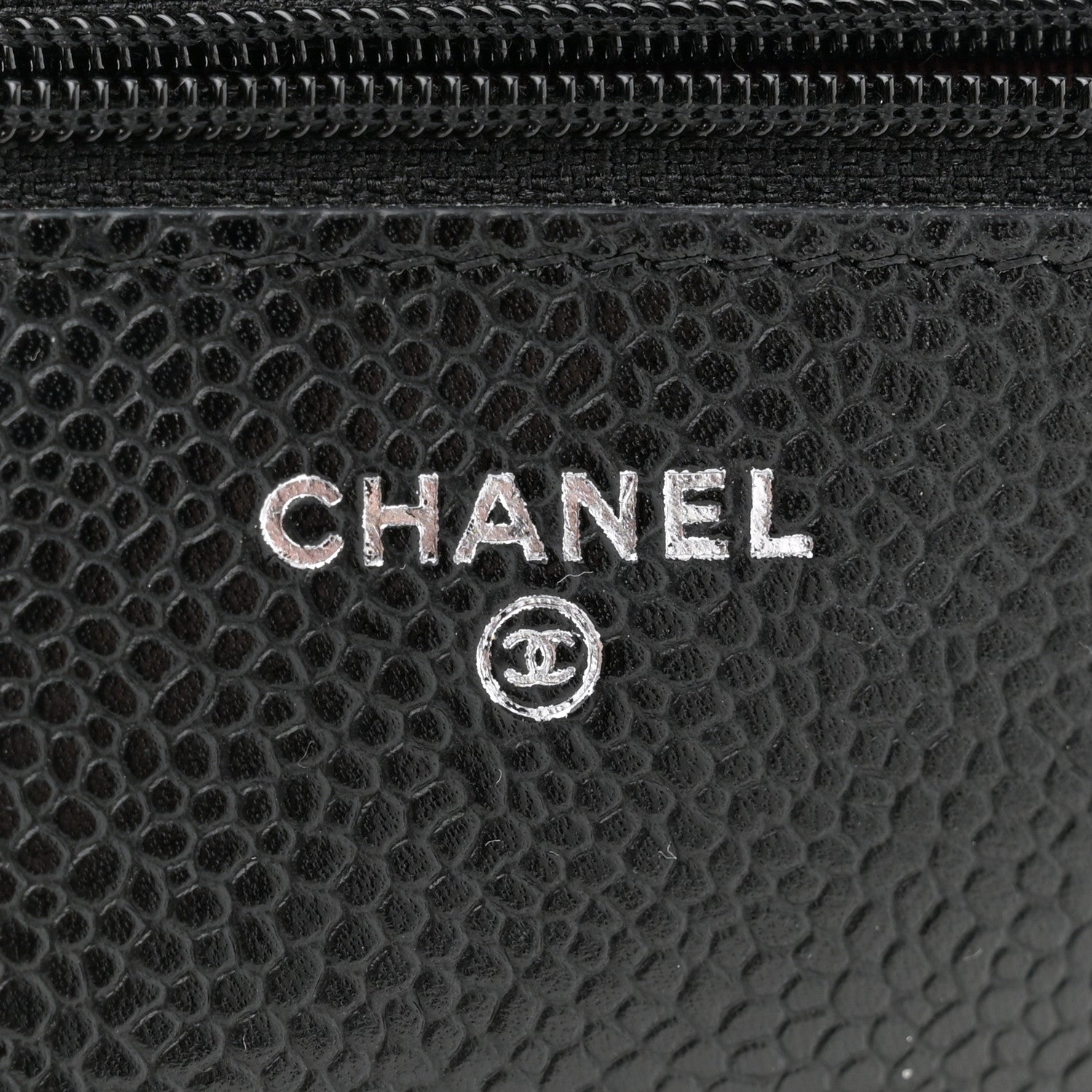Chanel Caviar Quilted Wallet on Chain WOC Black 6 of 10