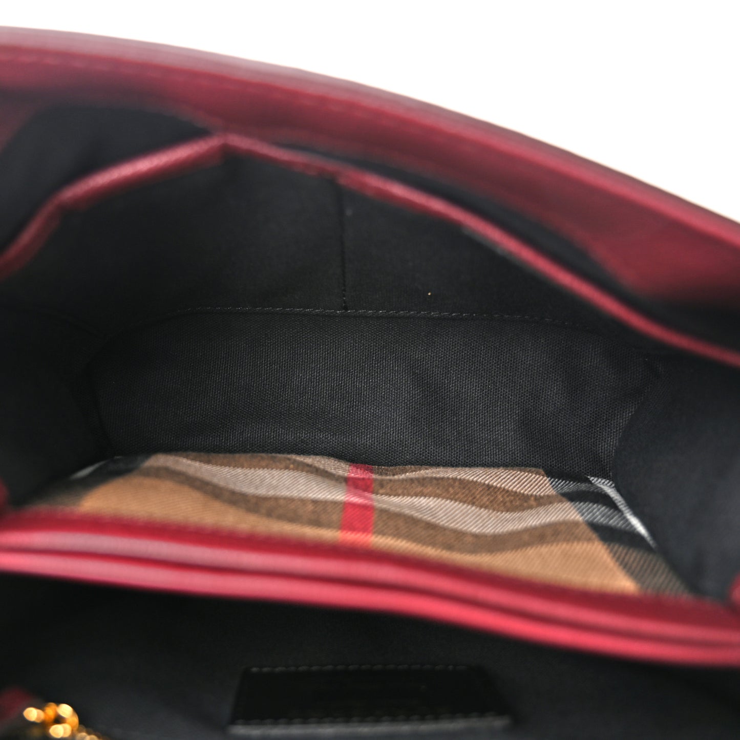 Derby Calfskin House Check Small Camberley Mahogany Red