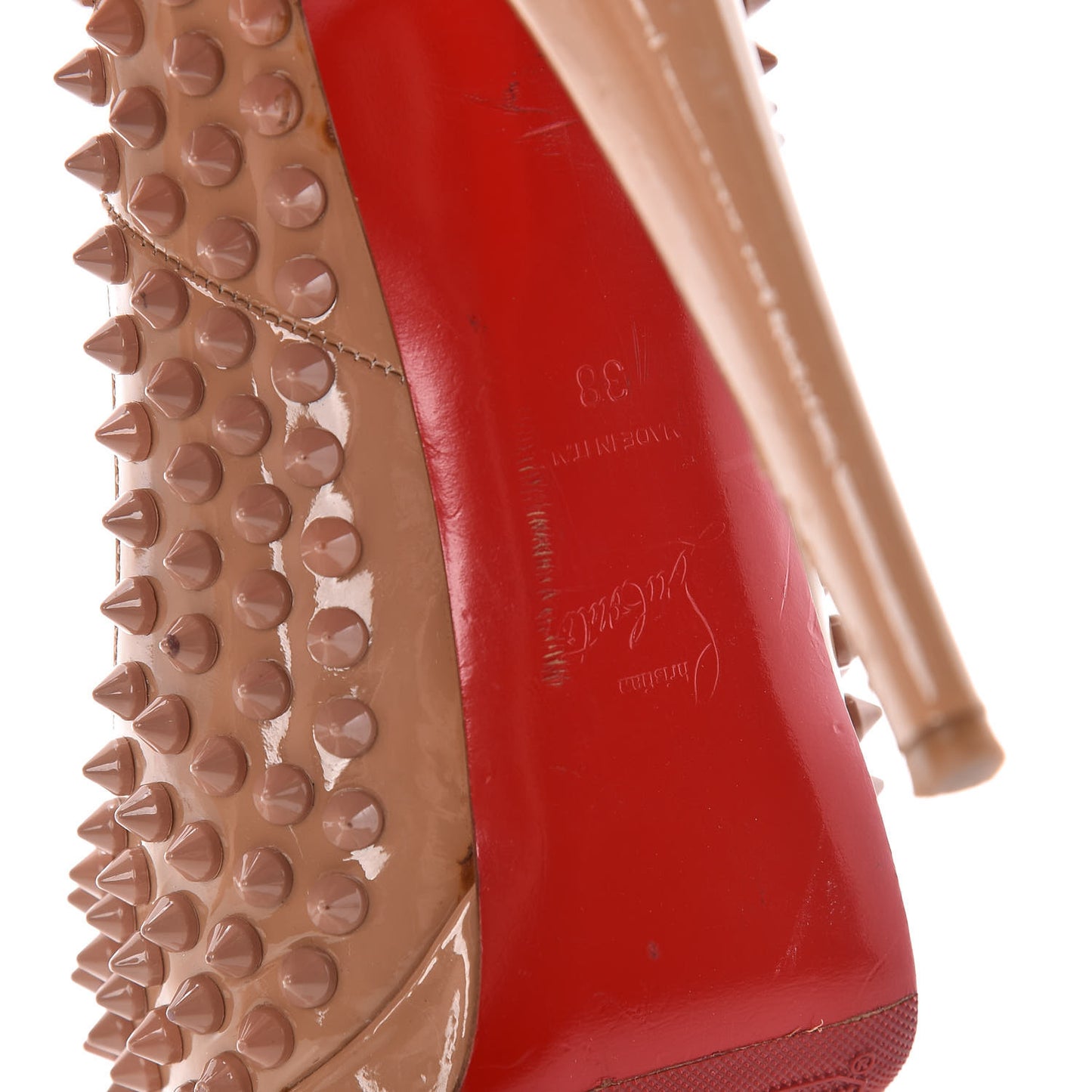 Patent Alti Spikes 140 Pumps 38 Nude