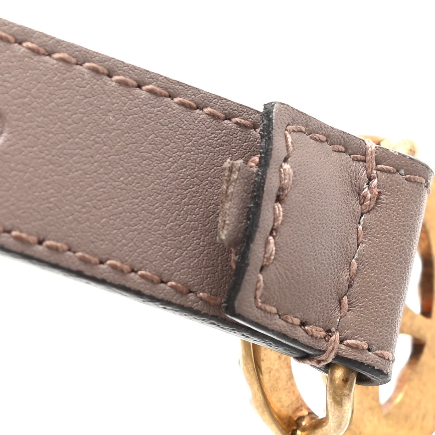 Calfskin Pearl Double G 20mm Belt 75 30 Porcelain Rose