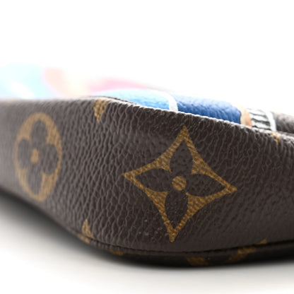 Louis Vuitton Monogram 2019 Christmas Animation Mini Venice Pochette Accessories Blue 9 of 11
