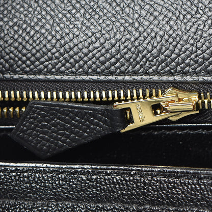 Hermes Epsom Kelly Sellier 25 Black 37 of 40