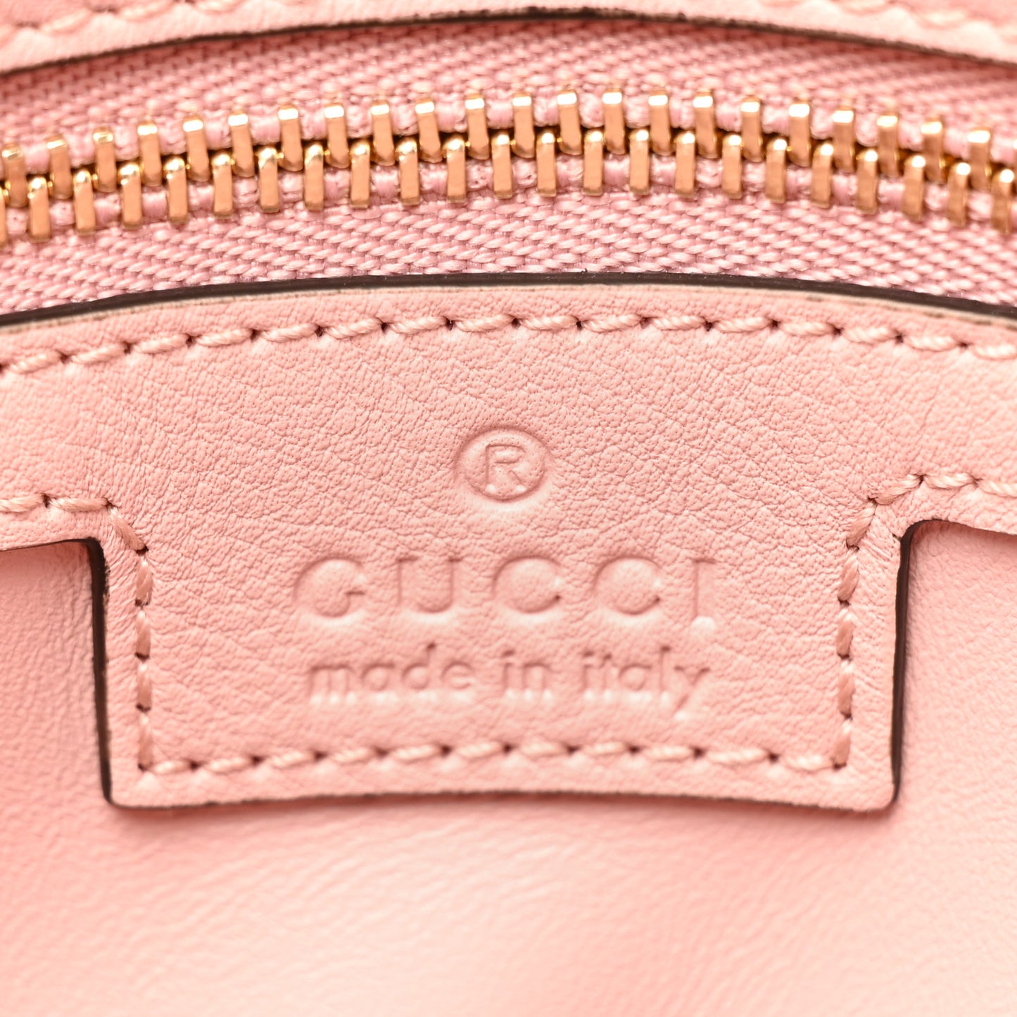 Roxy Calfskin Web Medium Blondie Top Handle Shoulder Flap Bag Powder Pink