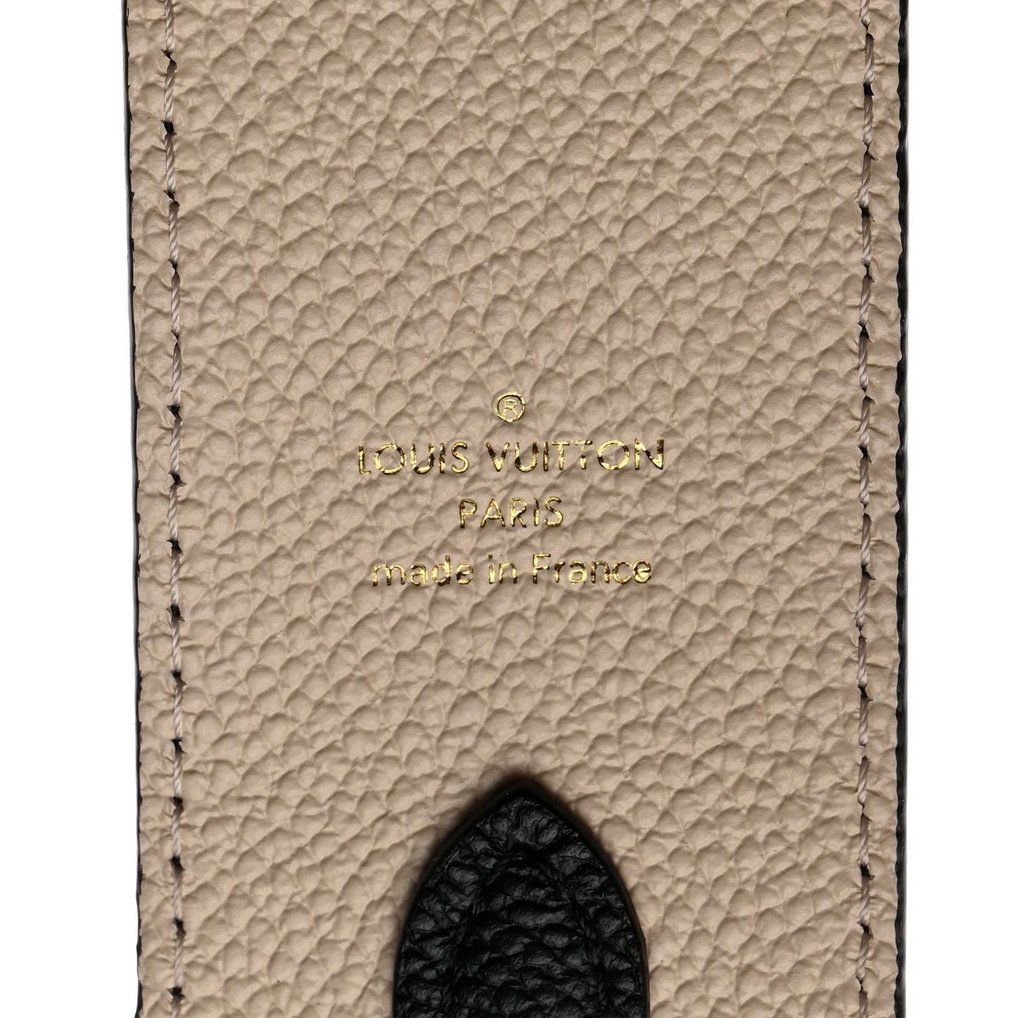 Empreinte Monogram Bandouliere Shoulder Strap Black Beige