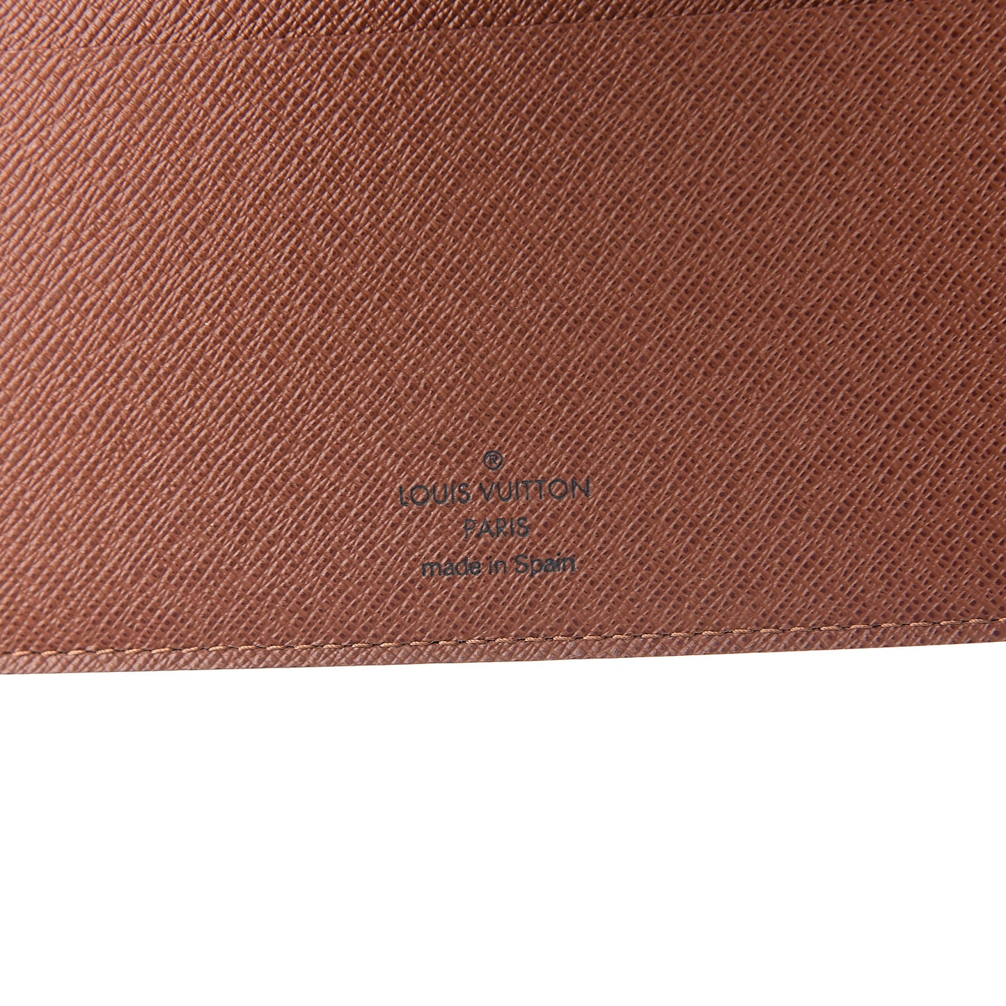 Monogram Desk Agenda Cover