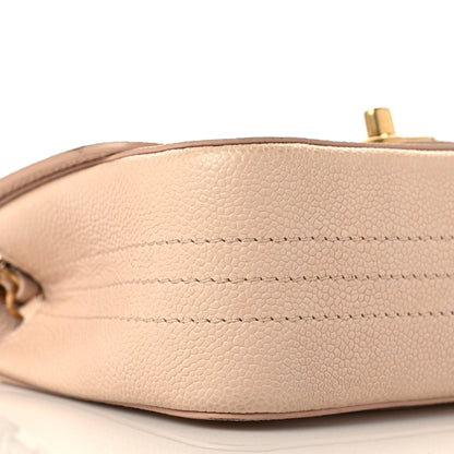 Chanel Grained Calfskin Mini Square Classic Pure Flap Nude 8 of 9