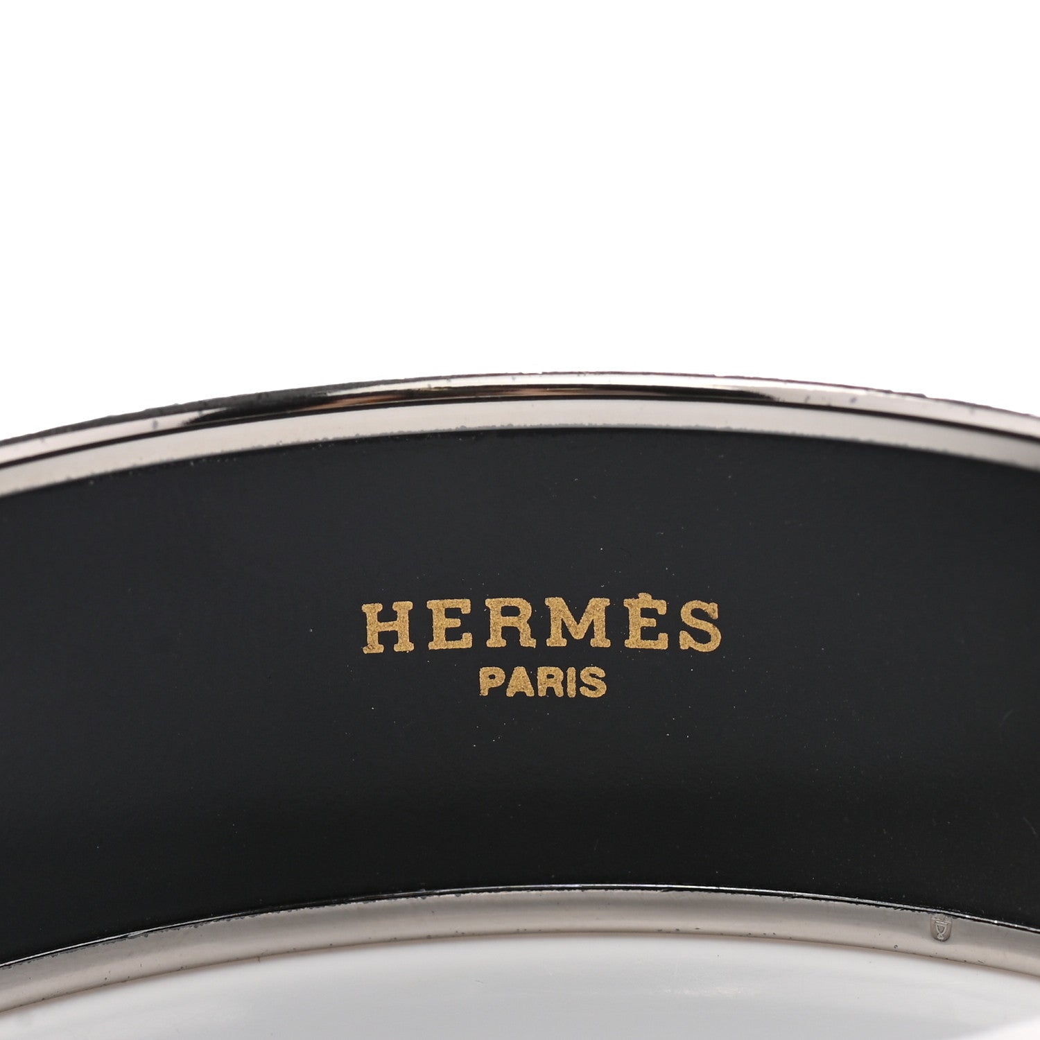 Hermes Enamel Printed Wide Flacons Bracelet 65 4 of 5