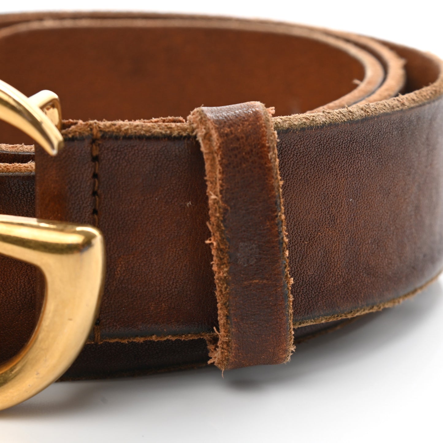 Faded Calfskin Double G 40mm Belt 85 34 Cuir