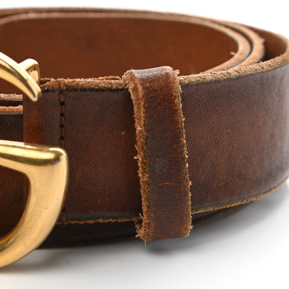 Gucci Faded Calfskin Double G 40mm Belt 85 34 Cuir 7 of 9