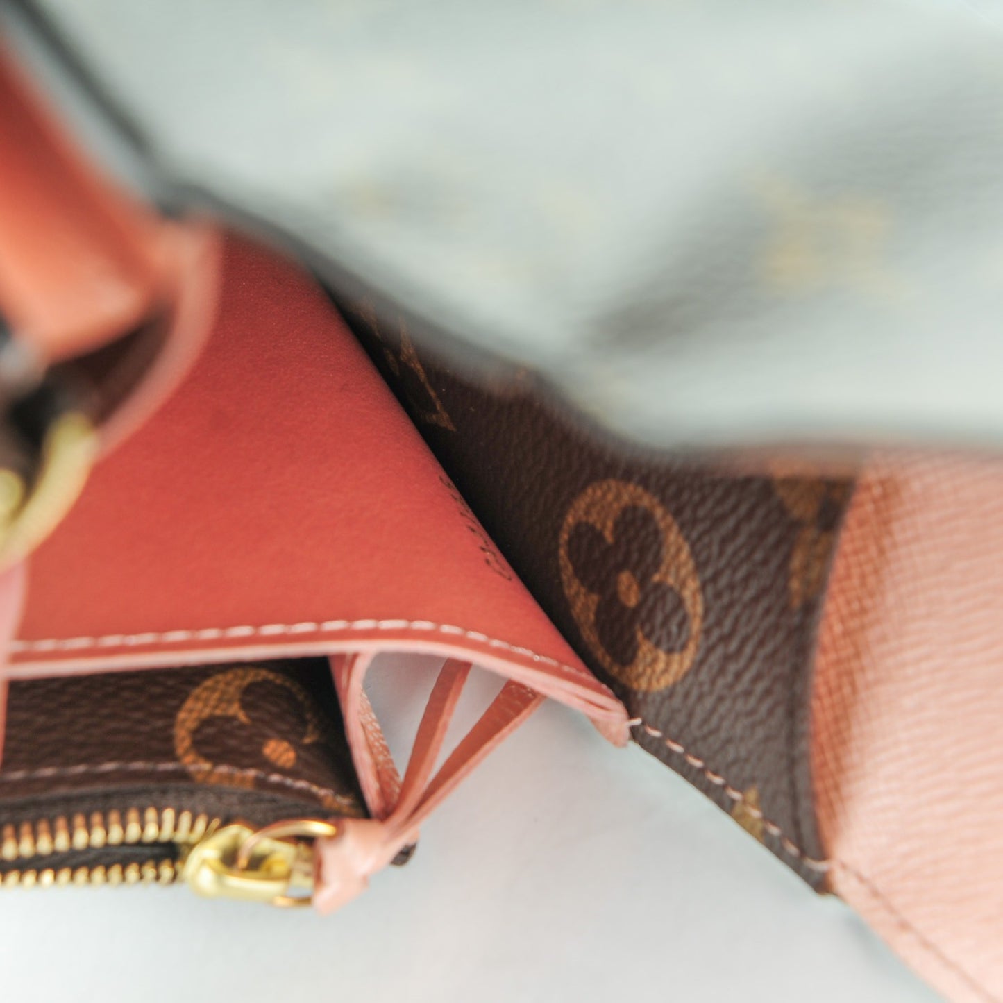 Monogram Emilie Wallet Rose Nacre