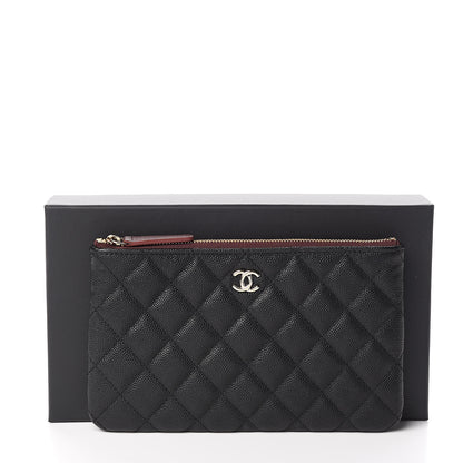 Chanel Caviar Quilted Small Pouch Black 8 of 8