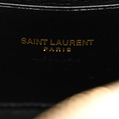 Saint Laurent Grain De Poudre Matelasse Monogram Mini Lou Camera Bag Crema Soft 6 of 10