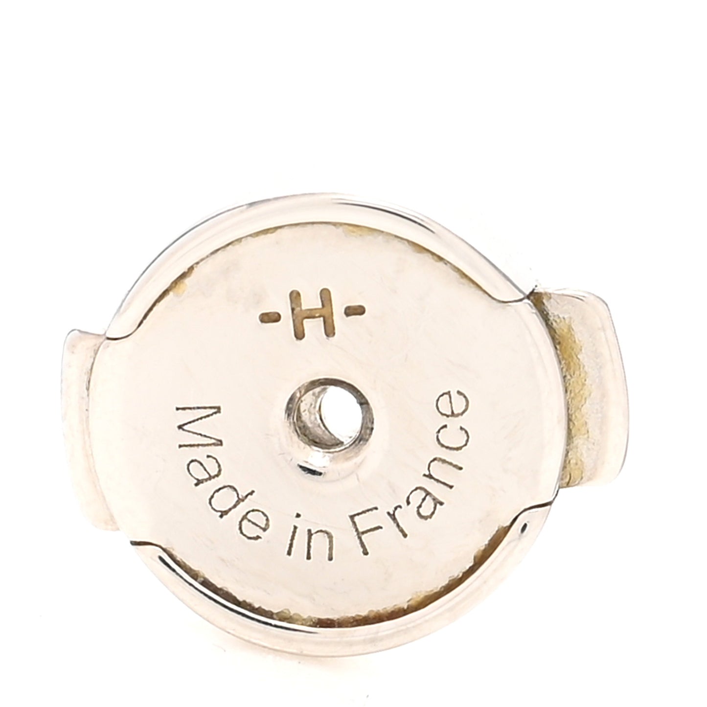 Palladium Lacquered Mini Pop H Earrings Black