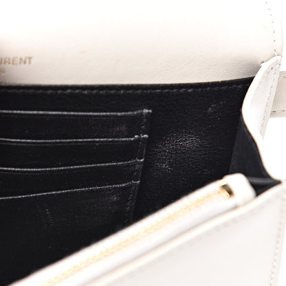 Saint Laurent Smooth Calfskin Monogram Kate Belt Bag Natural 9 of 10