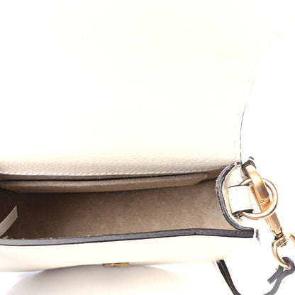 Chloe Calfskin Suede Small Nile Bracelet Bag Off White 4 of 4