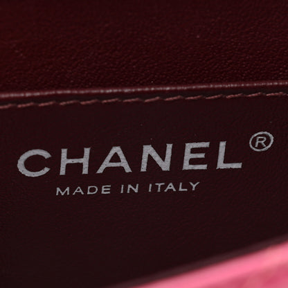 Chanel Lambskin Quilted Mini Crossing Times Flap Pink 6 of 16