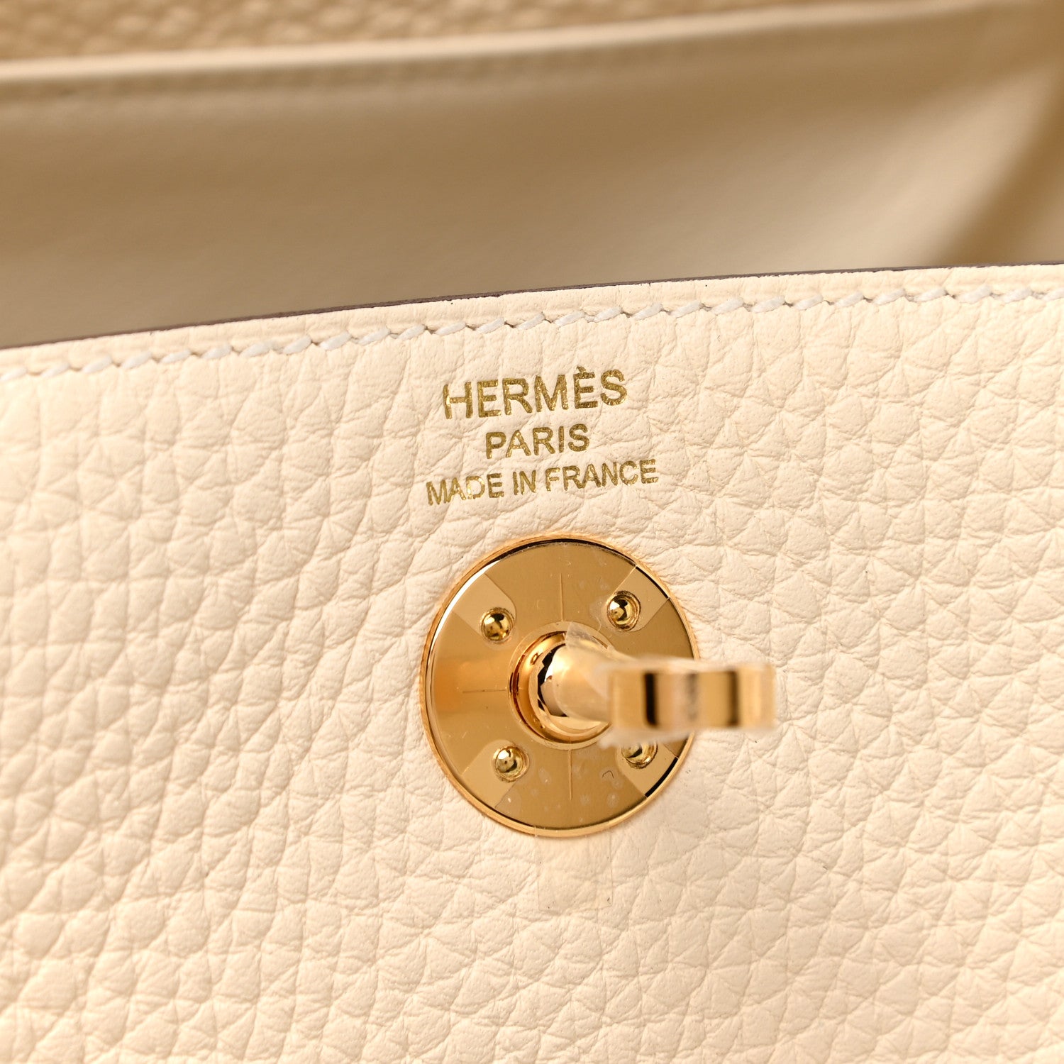 Hermes Taurillon Clemence Mini Lindy 20 Nata 5 of 12