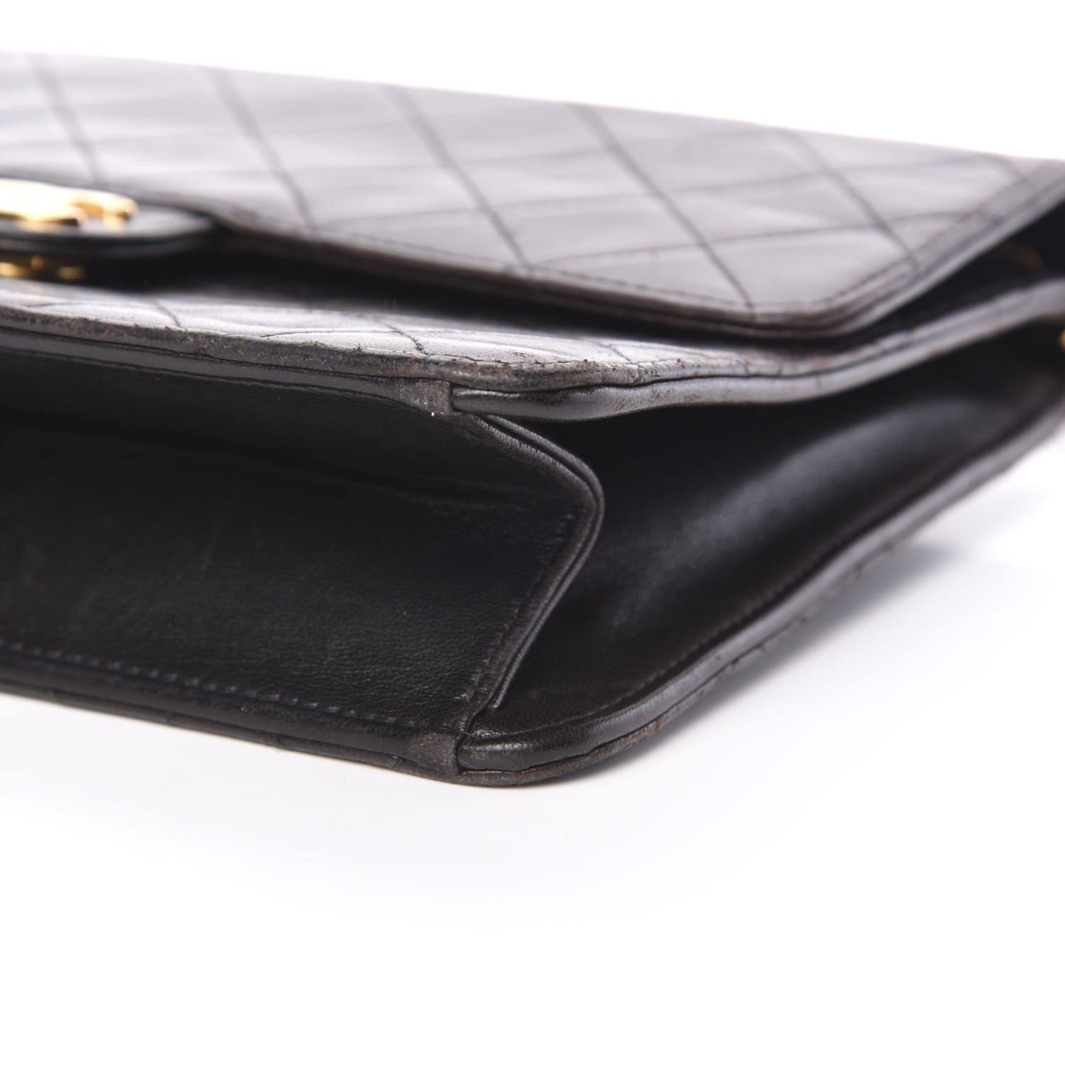 Chanel Lambskin Quilted Small Single Flap Black 10 of 16