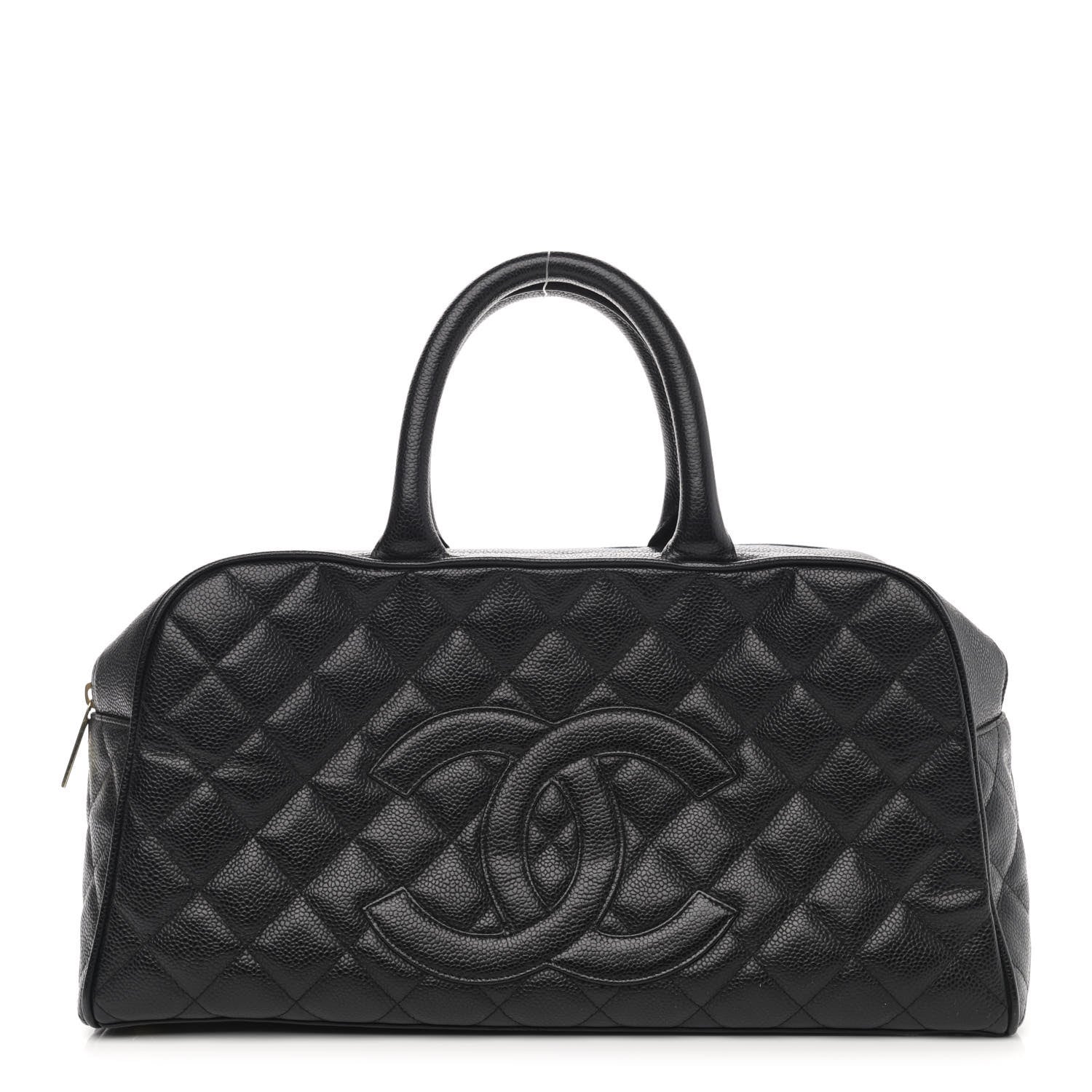 Chanel Caviar Quilted Large Bowler Black 1 of 14